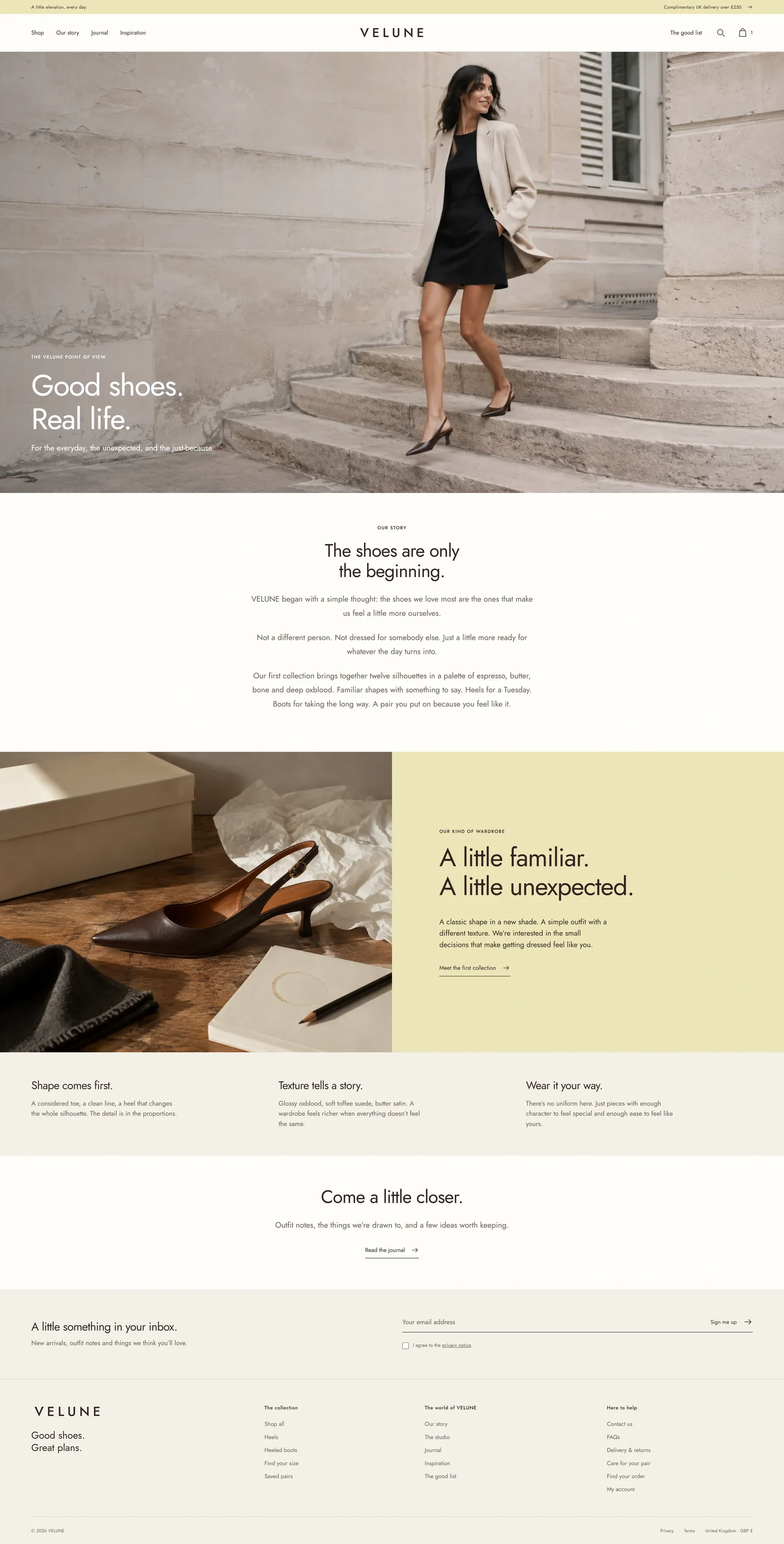 Velune brand story: 2026 redesign