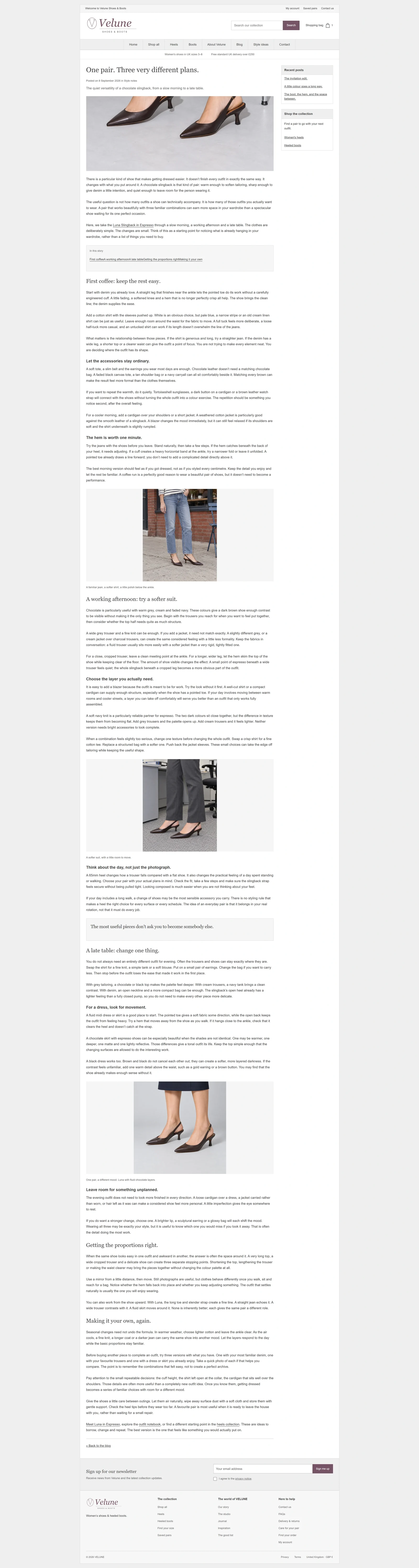 Velune editorial article: reconstructed earlier layout