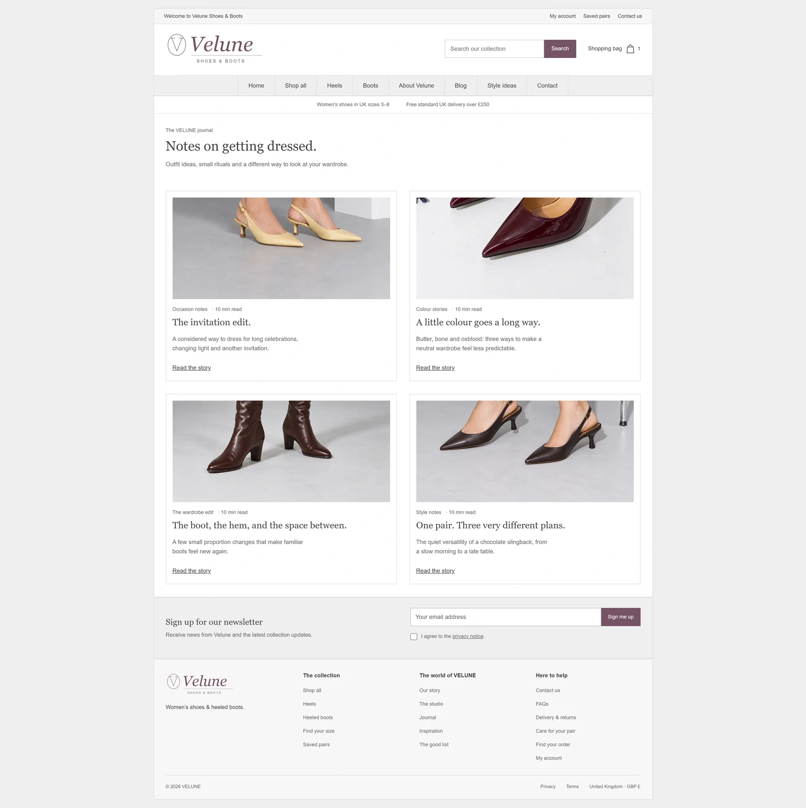 Velune journal index: reconstructed earlier layout