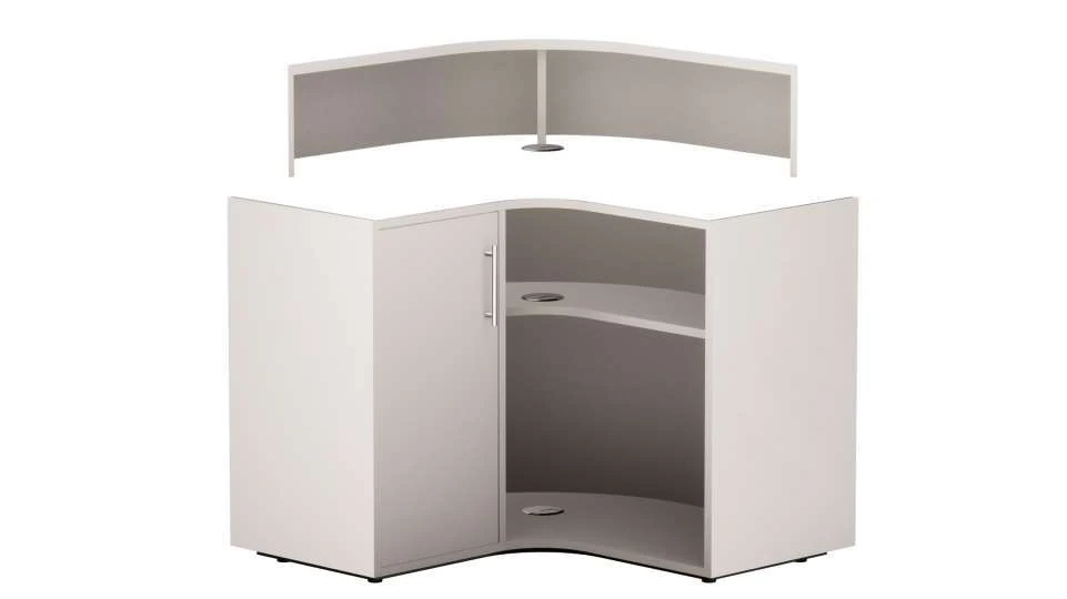 Separated furniture regions with neutral light panels
