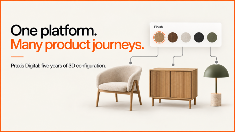 Article cover: Praxis Digital: 3D product configuration