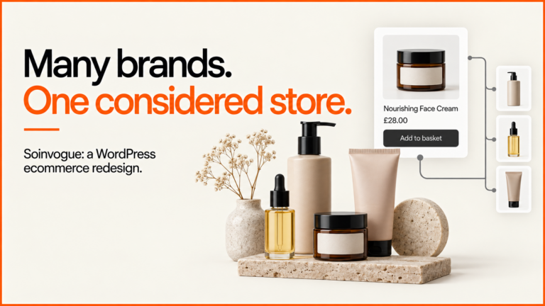 Article cover: Soinvogue: a WordPress ecommerce redesign