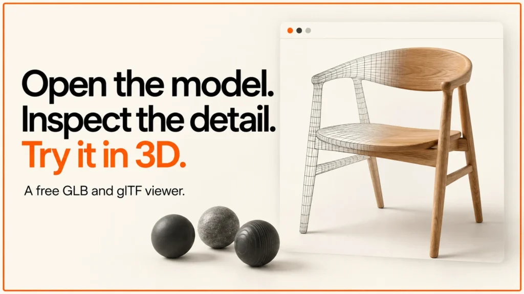 Free GLB viewer cover: Open the model. Inspect the detail. Try it in 3D.