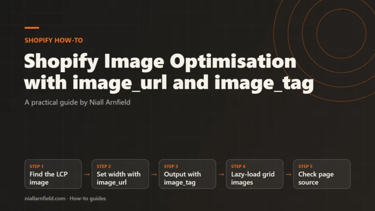 Article cover: Shopify Image Optimisation with image_url and image_tag