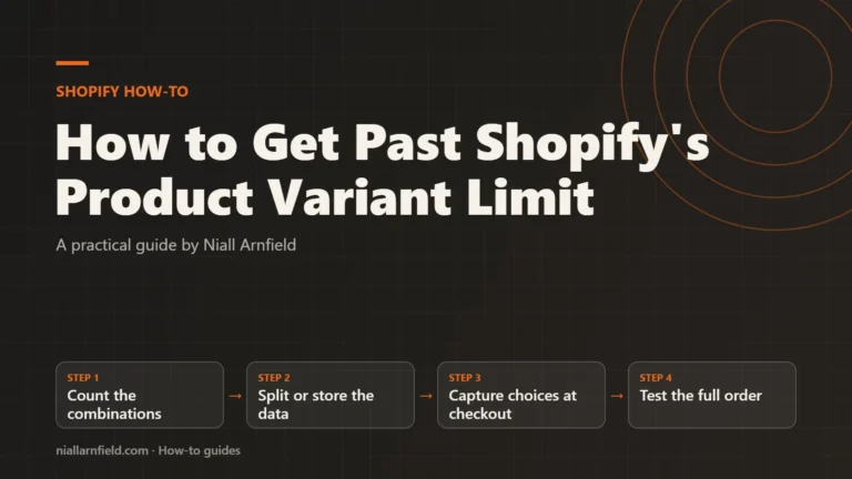 Article cover: How to Get Past Shopify’s Product Variant Limit