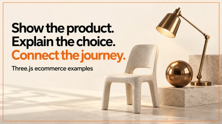 Article cover: Three.js Ecommerce Examples for Product Viewers and Configurators