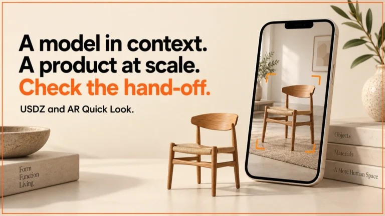 Article cover: USDZ for Ecommerce: AR Quick Look on Product Pages