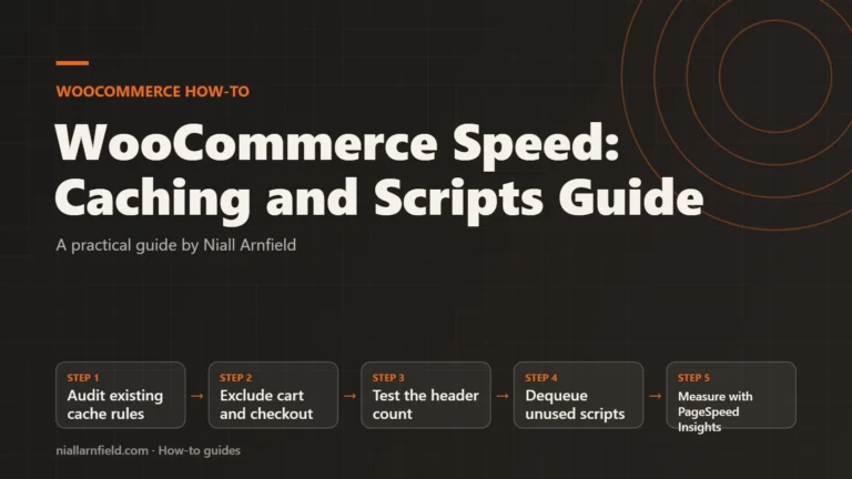 Article cover: WooCommerce Speed: Caching and Scripts Guide